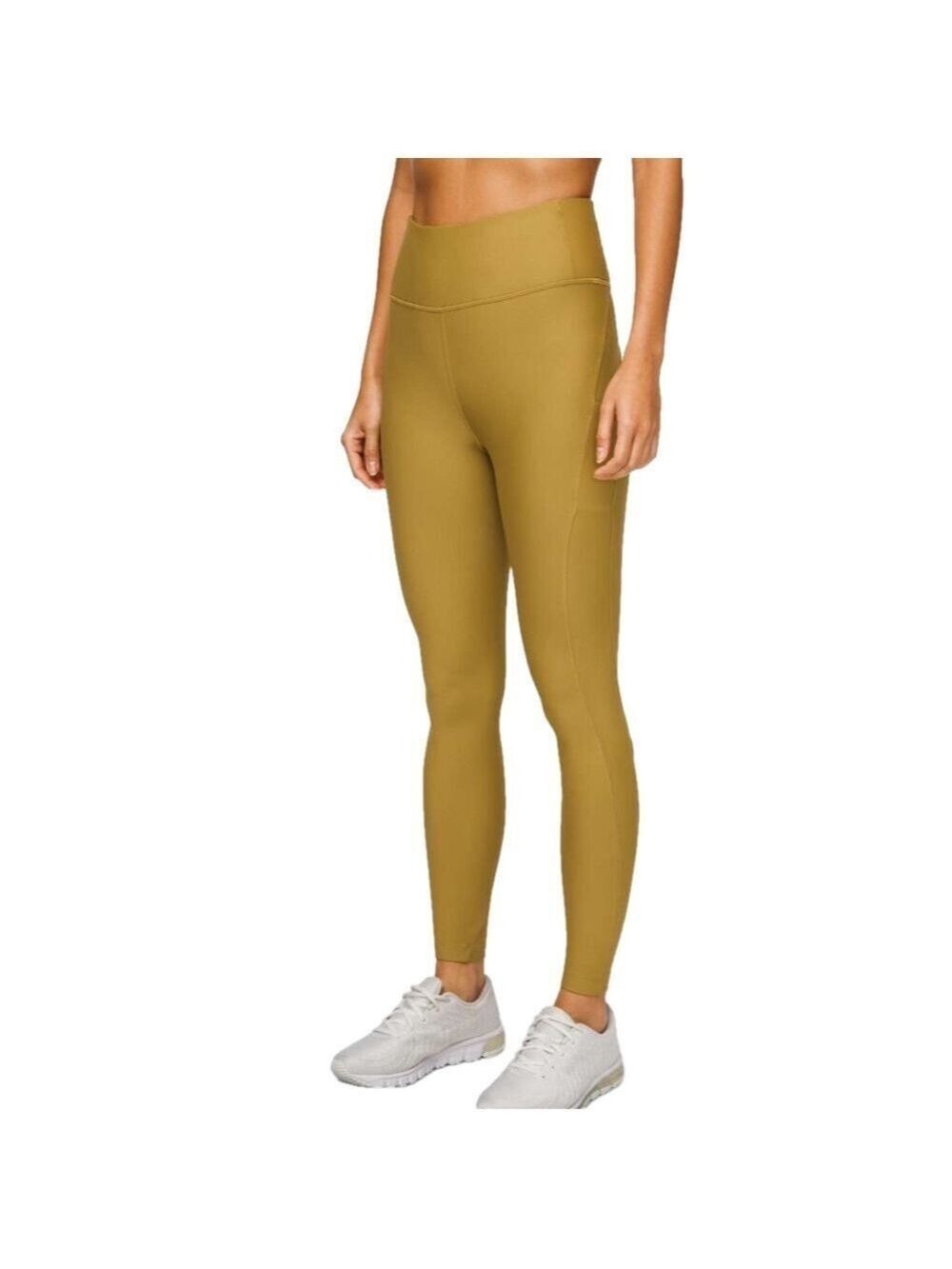 Lululemon High Rise Fleece Lined Tights Large